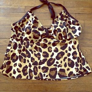 LANE BRYANT PLUS SIZE SWIM TOP 46DD/44DDD